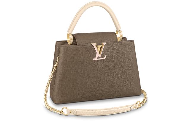 LOUIS VUITTON LV Capucines Logo Taurillon