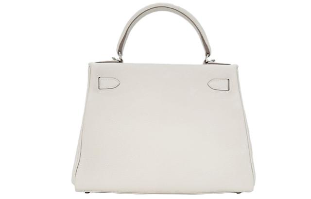 HERMES Kelly 28 Togo 10 Craie