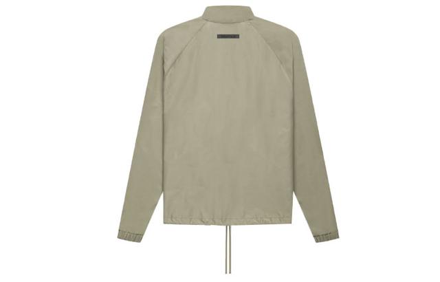 Fear of God Essentials FW21 Half Zip Track Jacket Pistachio Logo