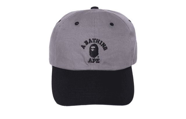 A BATHING APE COLLEGE PANEL CAP logo