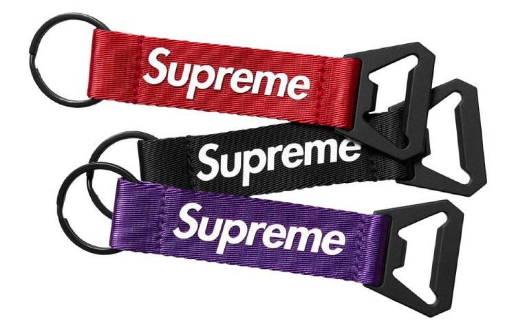 Supreme Week 5 Bottle Opener Webbing Keychain