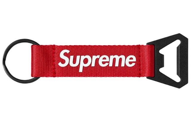 Supreme Week 5 Bottle Opener Webbing Keychain