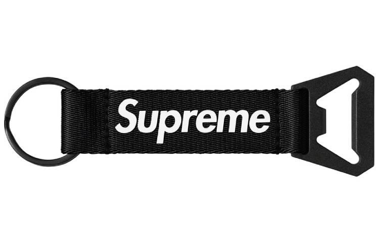 Supreme Week 5 Bottle Opener Webbing Keychain