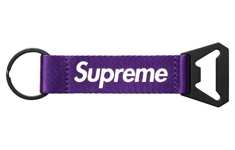 Supreme Week 5 Bottle Opener Webbing Keychain