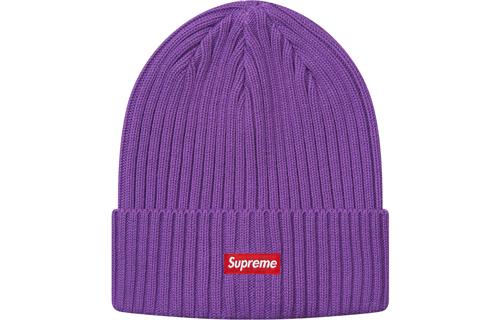 Supreme SS19 Overdyed Beanie Purple Box Logo