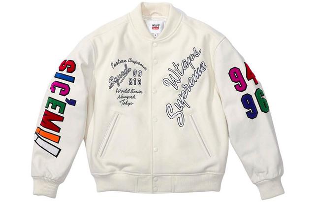 Supreme x WTAPS FW21 Varsity Jacket