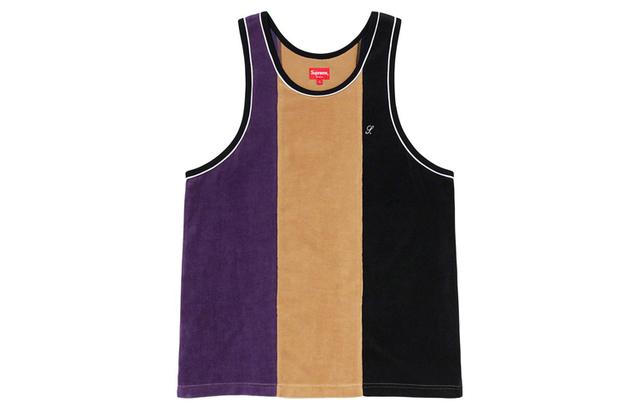 Supreme SS20 Week 18 Velour Tank Top Tee