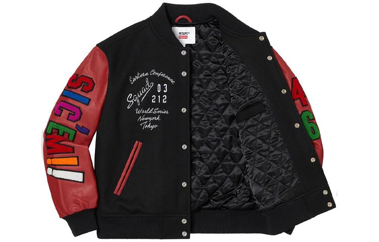 Supreme x WTAPS FW21 Varsity Jacket