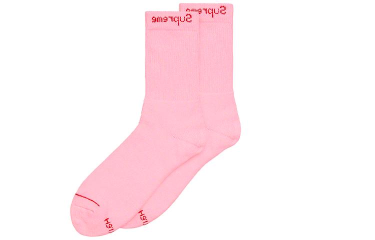 Supreme FW21 Week 1 x Hanes Crew Socks Logo 4