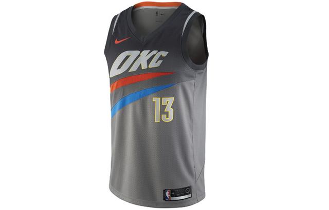 Nike NBA Paul George City Edition Swingman Jersey 13