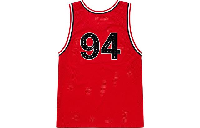 Supreme SS19 Rhinestone Basketball Jersey logo