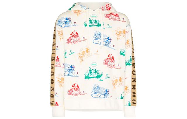 GUCCI x Disney Mickey Mouse Printed Hoodie