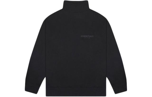 Fear of God Essentials Pull-Over Mockneck Sweatshirt Black