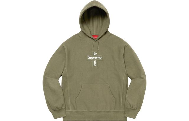 Supreme Week 15 Cross Box Logo Hooded Sweatshirt Logo