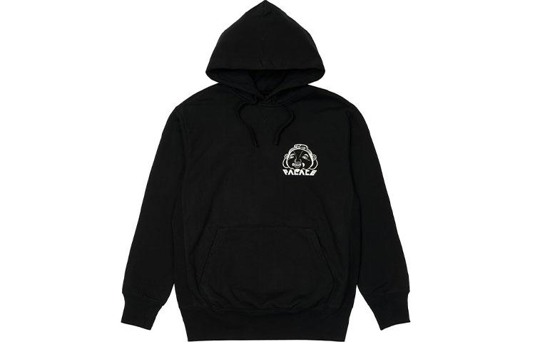 PALACE x EVISU FW21 Tri-Godhead Hood Black