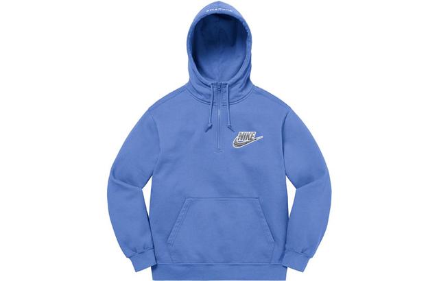 Supreme SS21 Week 3 x Nike Half Zip Hooded Sweatshirt Logo