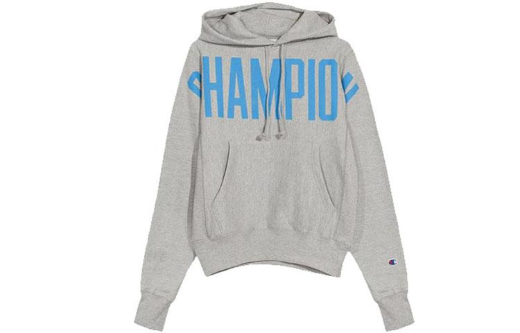 Champion Mens Plc Pull Over Logo