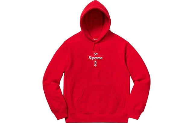 Supreme Week 15 Cross Box Logo Hooded Sweatshirt Logo