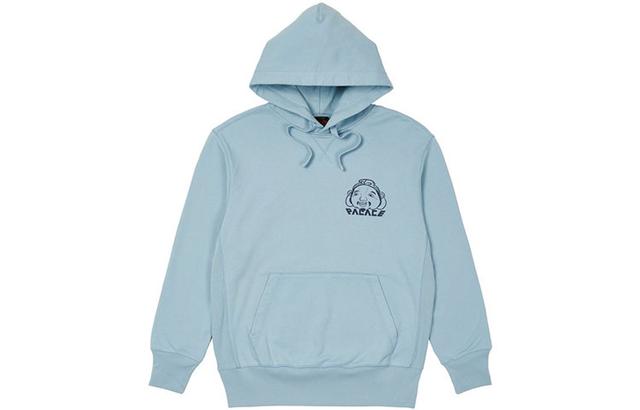 PALACE x EVISU FW21 Tri-Godhead Hood Dusty Blue