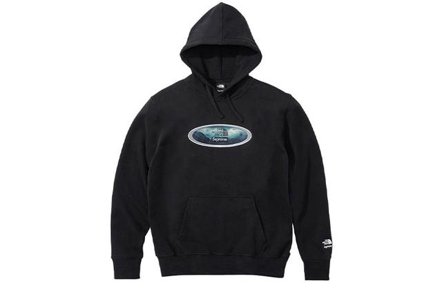 Supreme Week 9 x THE NORTH FACE FW21 TNF Lenticular Mountains Hooded Sweatshirt Logo