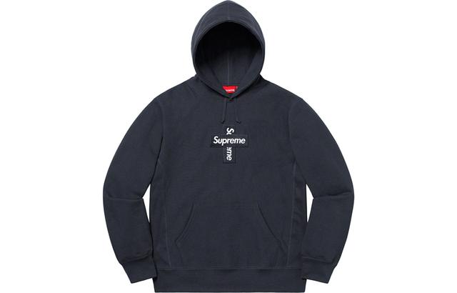 Supreme Week 15 Cross Box Logo Hooded Sweatshirt Logo