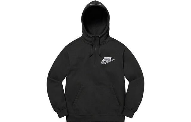 Supreme SS21 Week 3 x Nike Half Zip Hooded Sweatshirt Logo