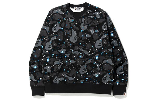 A BATHING APE BAPE Relaxed Space Camo Crewneck