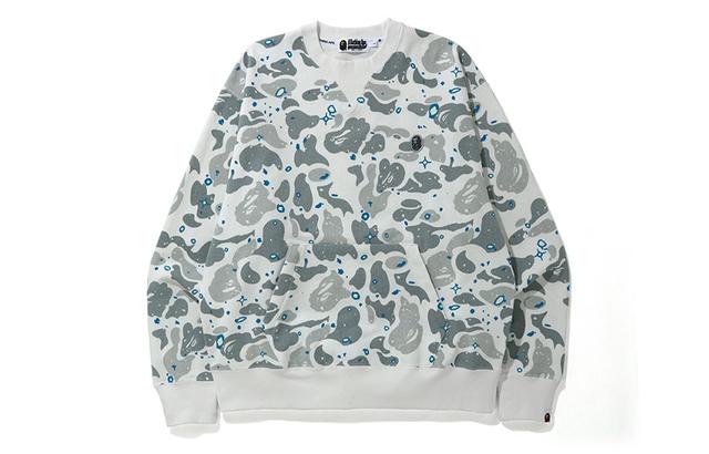 A BATHING APE BAPE Relaxed Space Camo Crewneck