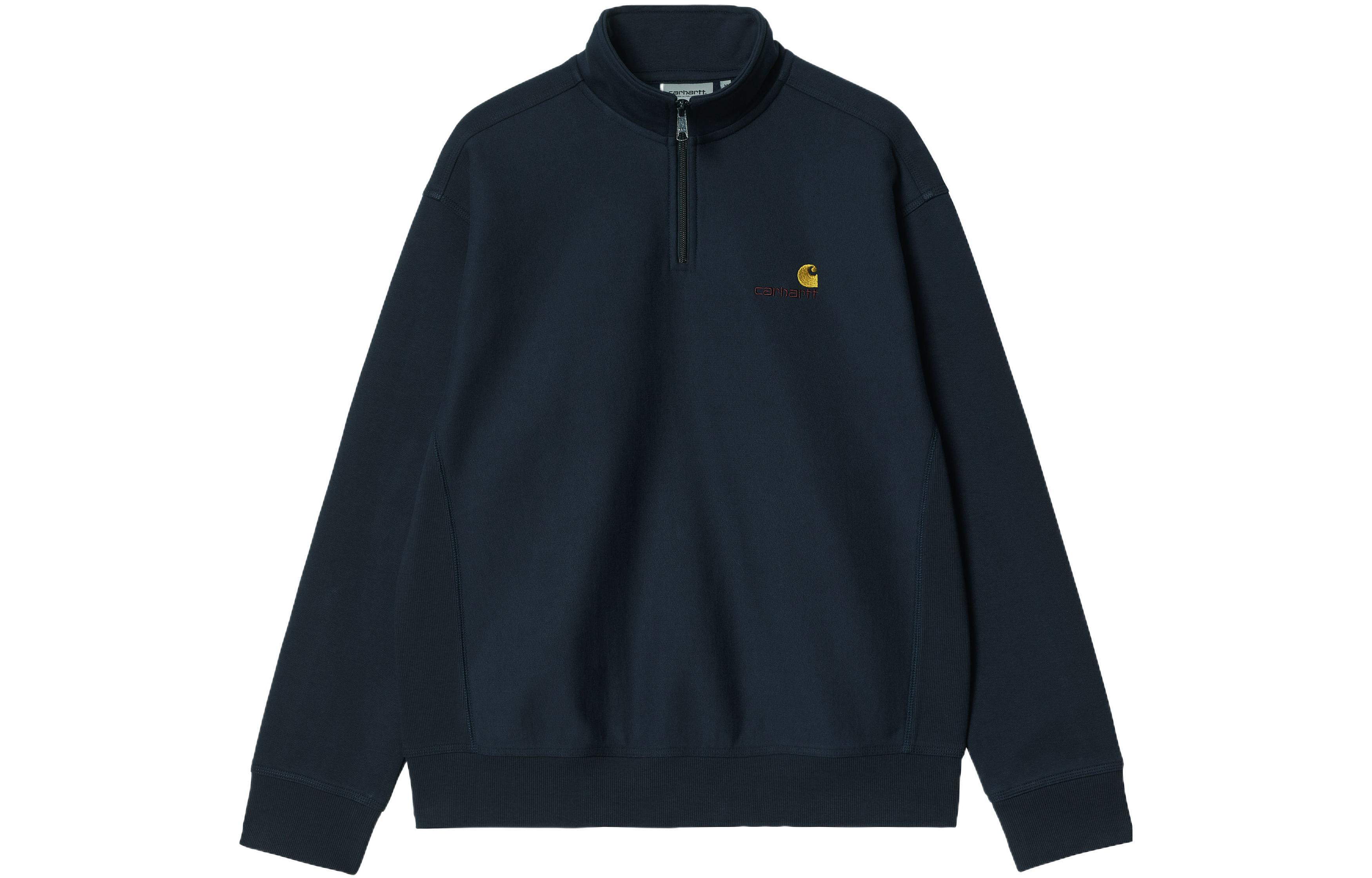 Carhartt WIP Half Zip American Script Sweatshirt Mizar