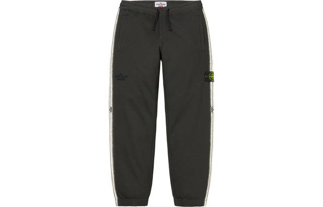 Supreme SS22 Week x STONE ISLAND Stripe Sweatpant