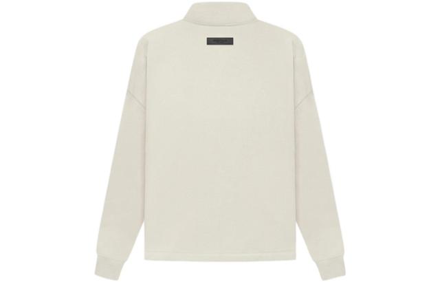 Fear of God Essentials SS22 Relaxed Mockneck Wheat Logo