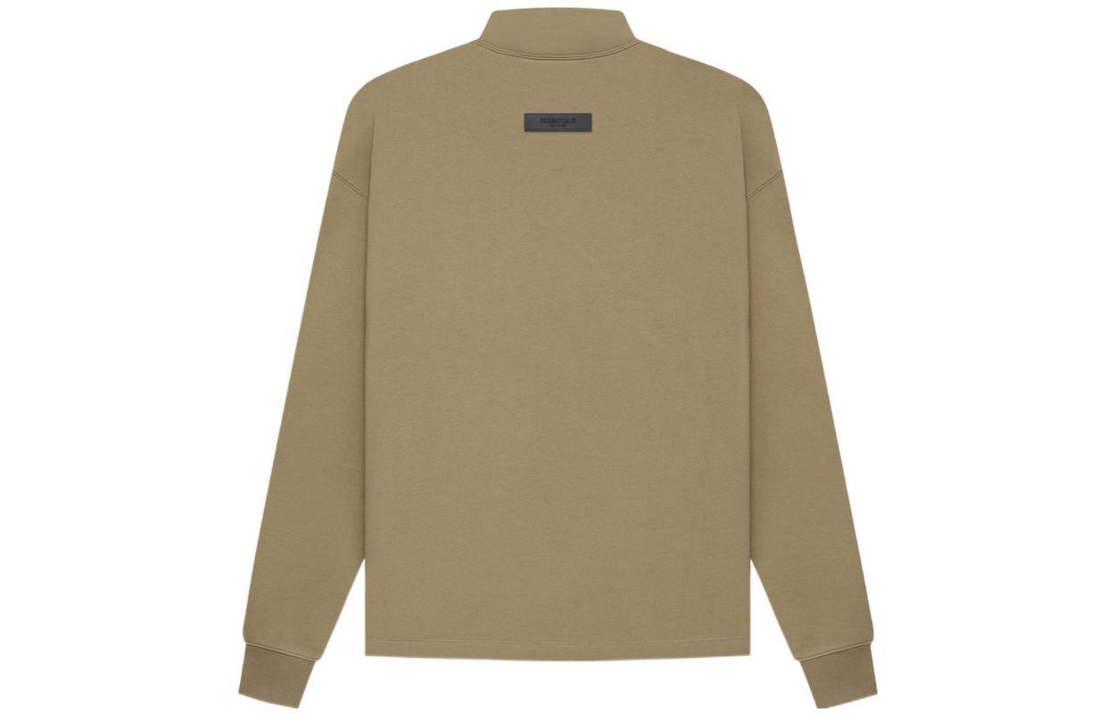 Fear of God Essentials SS22 Relaxed Mockneck Oak Logo