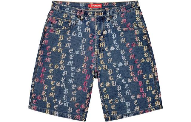 Supreme SS22 Week 11 Gradient Jacquard Denim Short