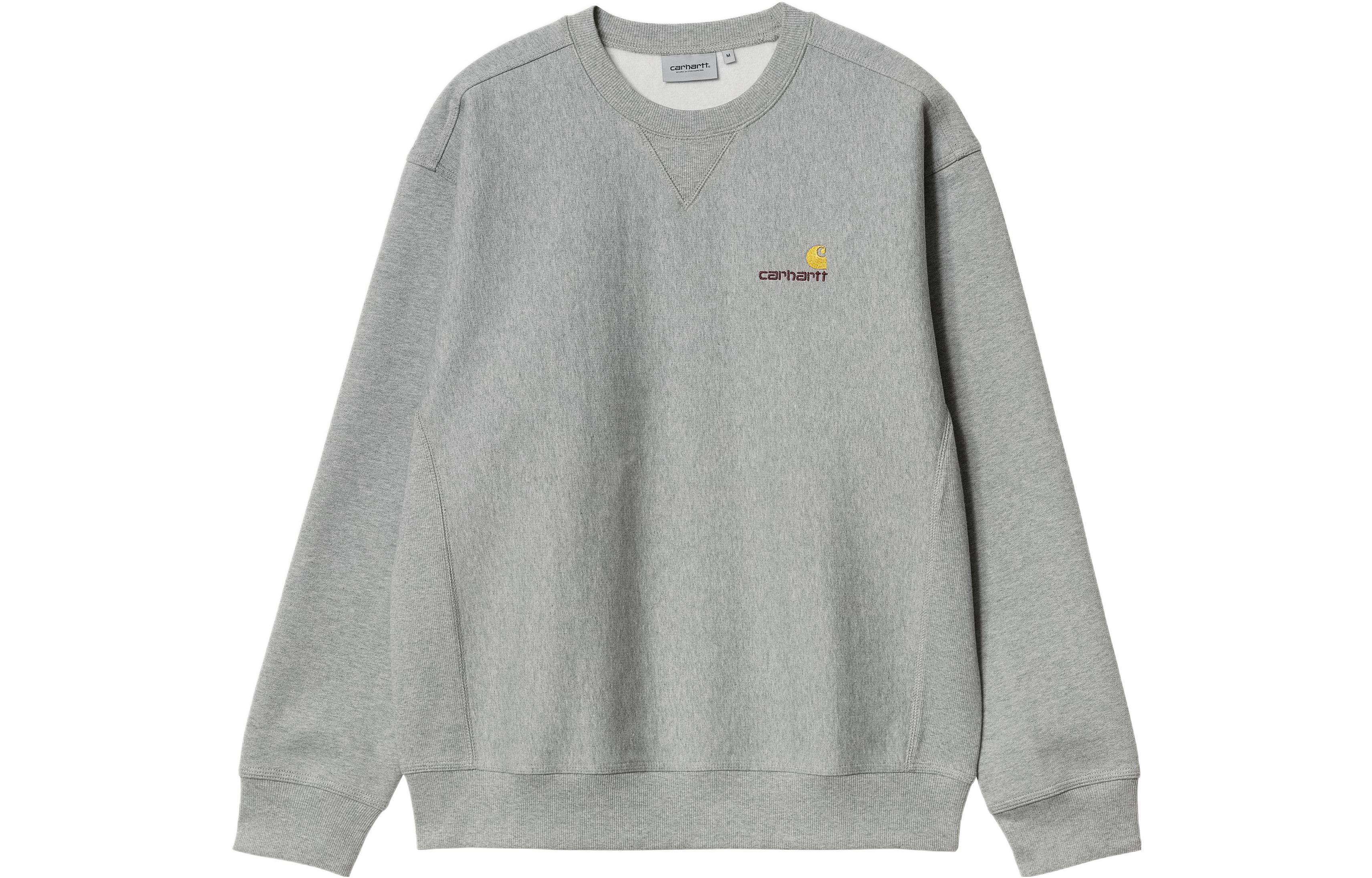 Carhartt WIP American Script Sweatshirt Grey Logo