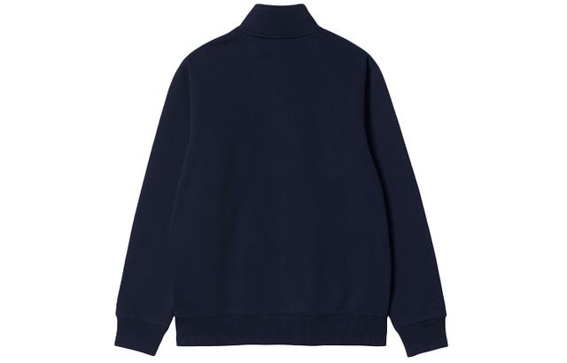 Carhartt WIP Chase Neck Zip Sweatshirt Dark Navy