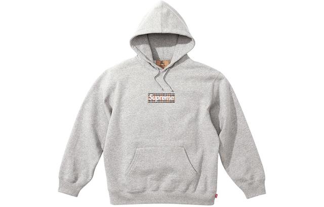 Supreme SS22 Week 3 x Burberry Box Logo Hooded Sweatshirt