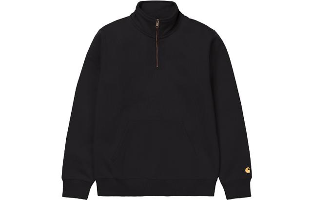 Carhartt WIP Chase Neck Zip Sweatshirt Black