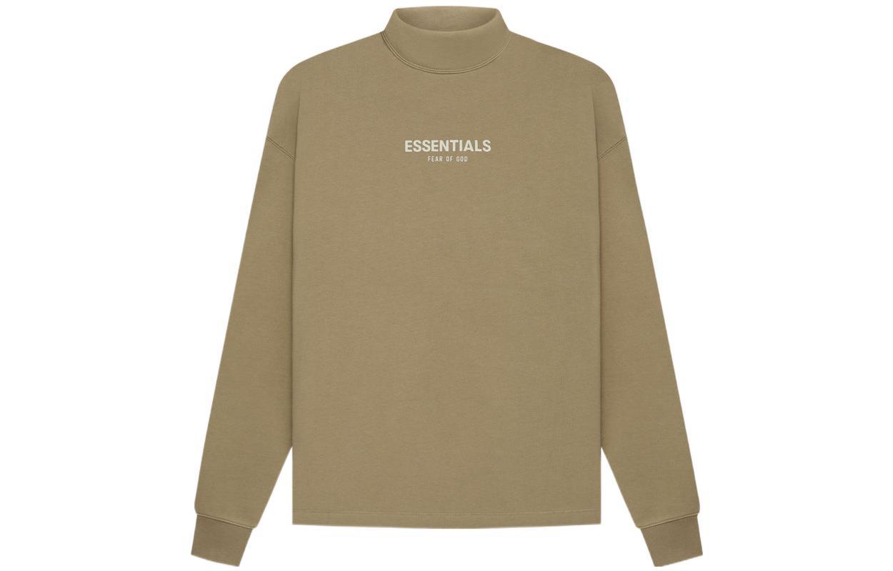 Fear of God Essentials SS22 Relaxed Mockneck Oak Logo