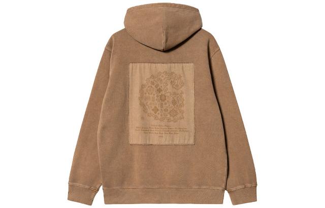 Carhartt WIP Hooded Verse Patch Sweat Brown Logo