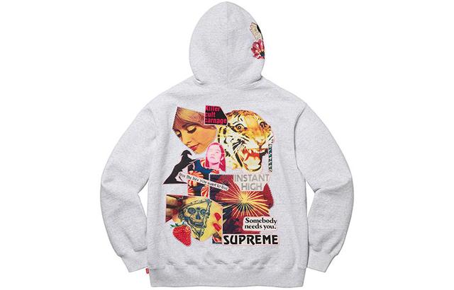 Supreme SS22 Week 11 Instant High Patches Hooded Sweatshirt