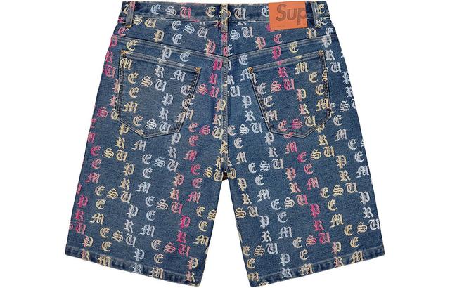 Supreme SS22 Week 11 Gradient Jacquard Denim Short