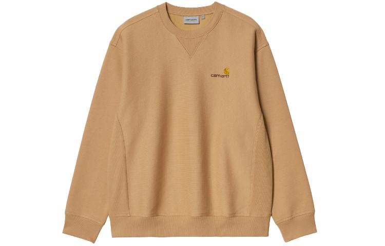 Carhartt WIP American Script Sweatshirt Dusty H Brown