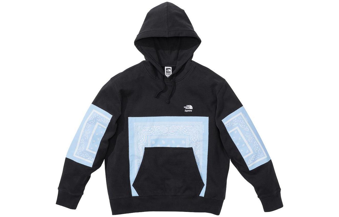 Supreme SS22 Week 16 x The North Face TNF Bandana Hooded Sweatshirt