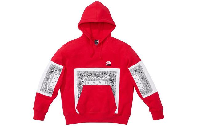 Supreme SS22 Week 16 x The North Face TNF Bandana Hooded Sweatshirt