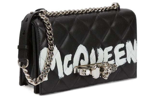 Alexander McQueen Jewelled Satchel Logo