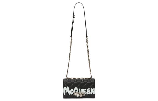 Alexander McQueen Jewelled Satchel Logo