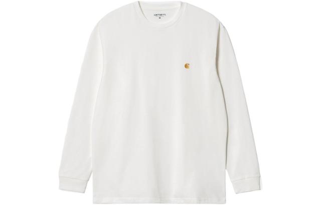 Carhartt WIP SS22 Chase Long Sleeve T-Shirt Wax LogoT
