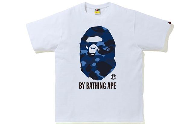 A BATHING APE BAPE Color Camo By Bathing Ape Tee T