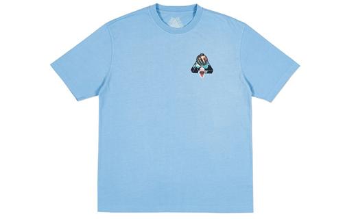 Palace Sans Ferg T-Shirt Cornflower Blue LogoT