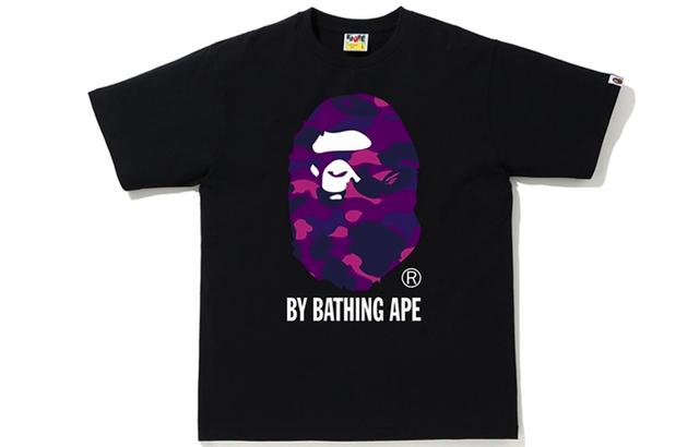 A BATHING APE BAPE Color Camo By Bathing Ape Tee T